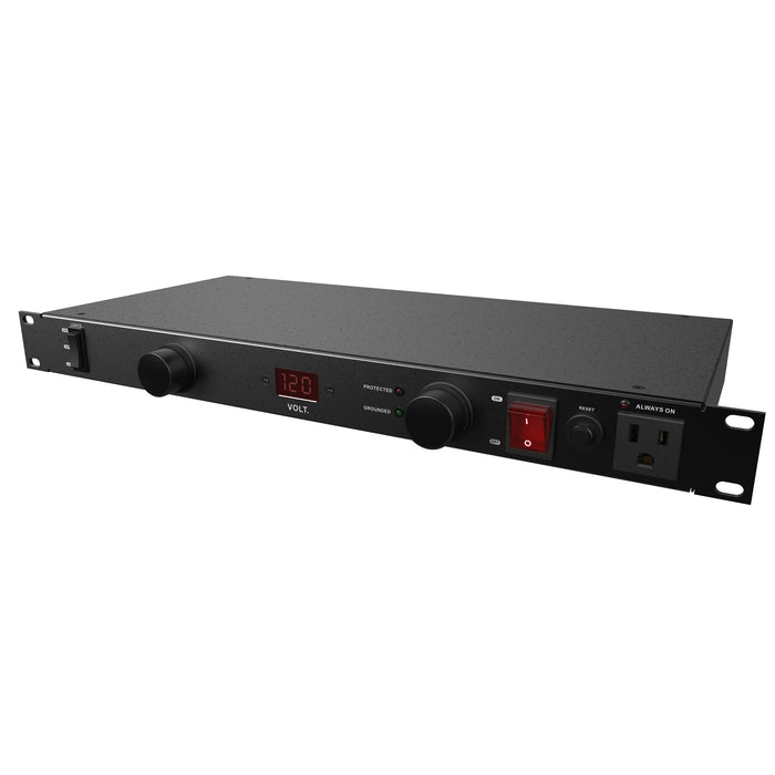 11 Outlet Rack Mount Surge Protector with Safe-Start Technology