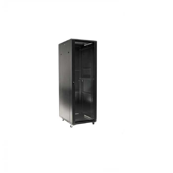 47U Standing Server Rack w/Tempered Glass Door